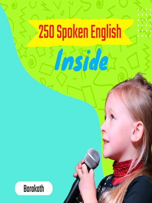 cover image of 250 SPOKEN ENGLISH INSIDE